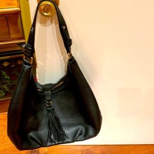 Black shoulder bag